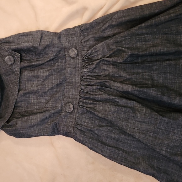 Eshakti chambray fir and flare dress - Picture 4 of 8